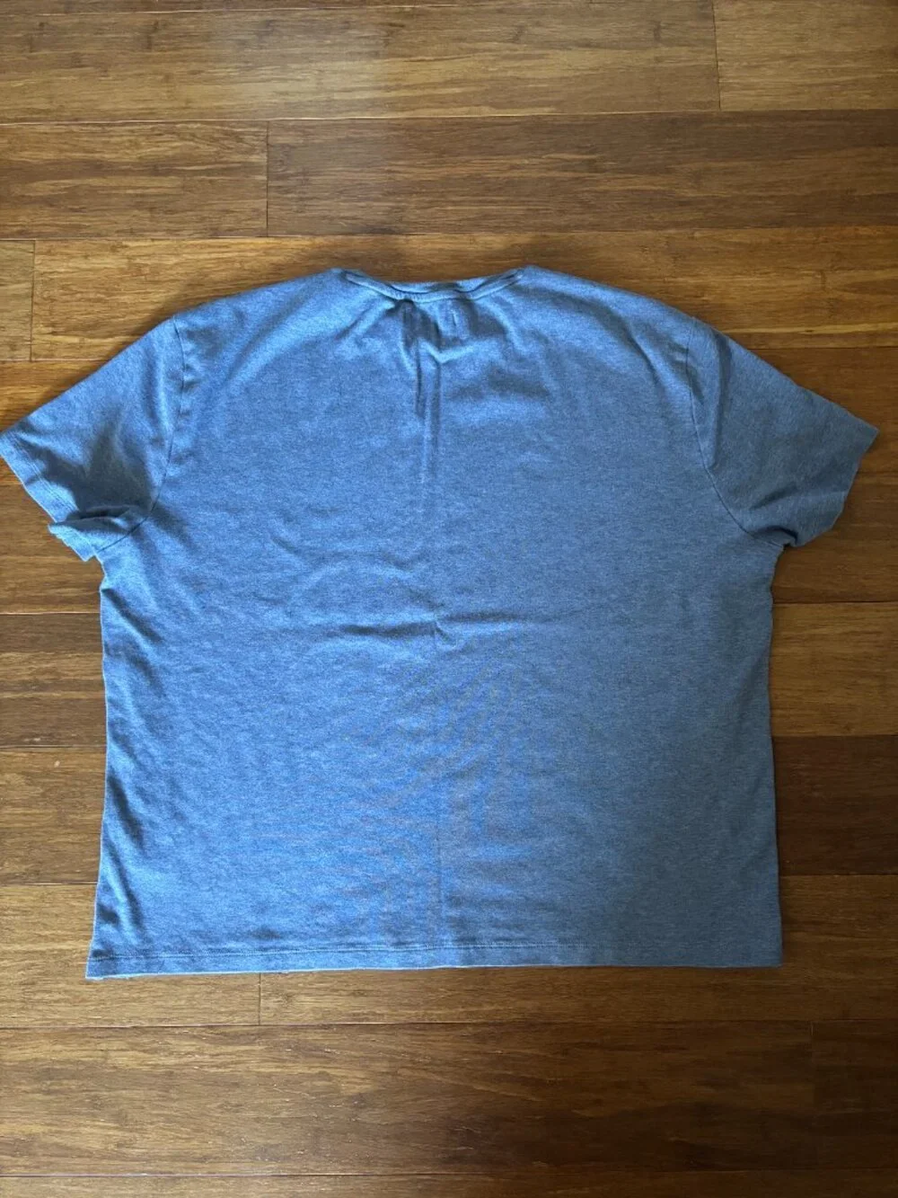 Banana Republic Luxury Touch Men’s Blue Gray Cotton T-Shirt Size XL